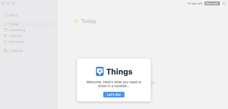 Things app laptop