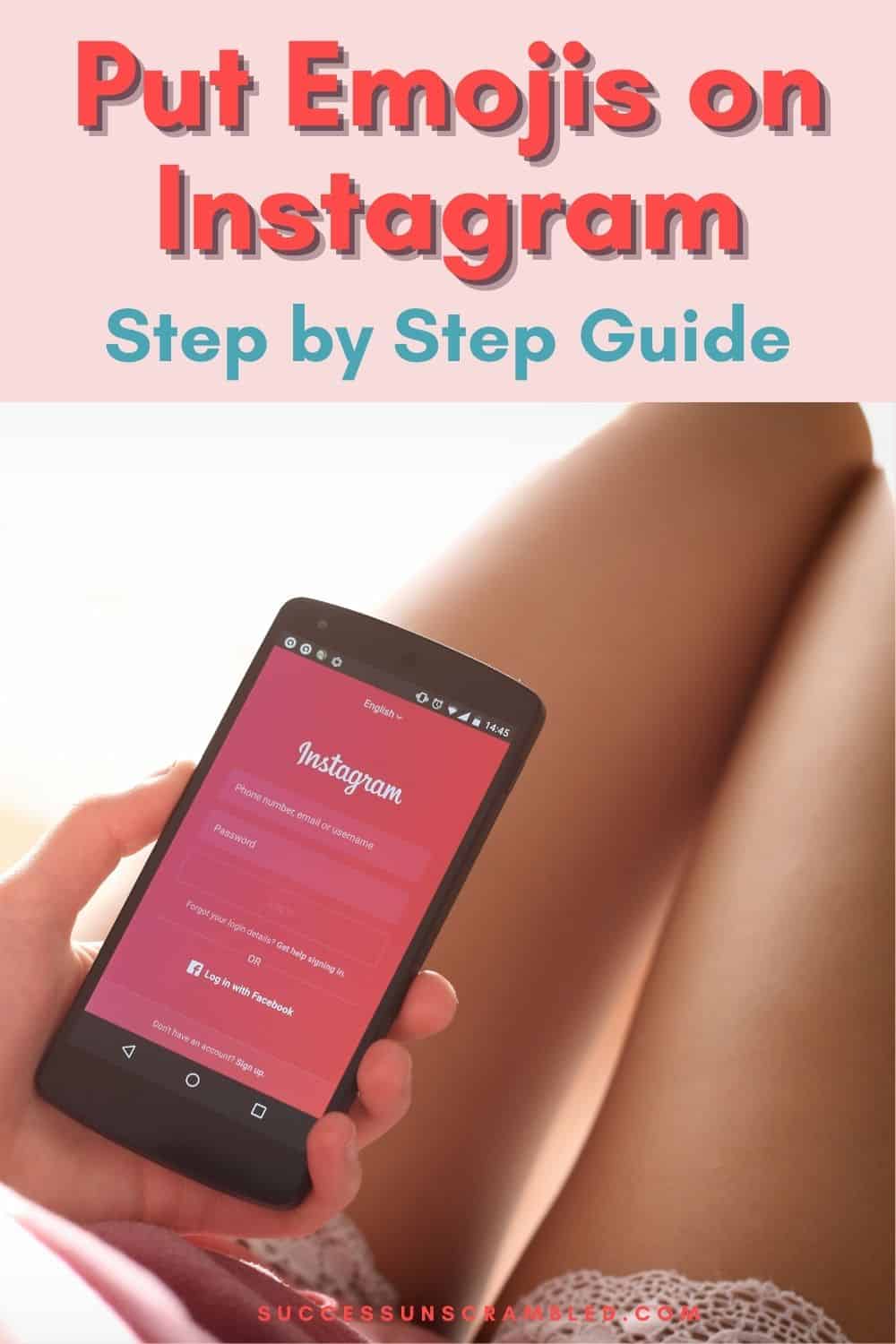 Put Emojis on Instagram Step by Step Guide