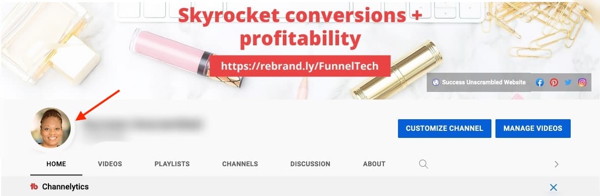 Sample Youtube banner