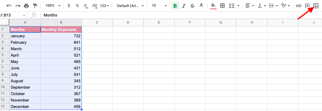 Google spreadsheet insert chat button