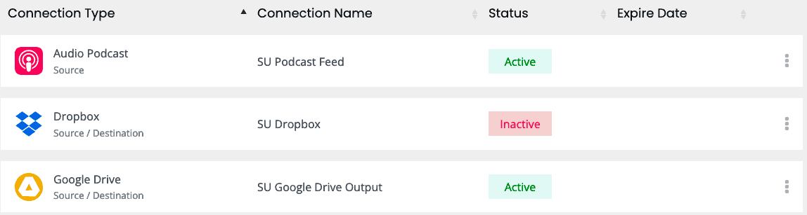 connection setting