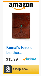 Komal's Passion Leather Journal Refillable