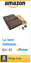 Le Vent Refillable Leather Journal