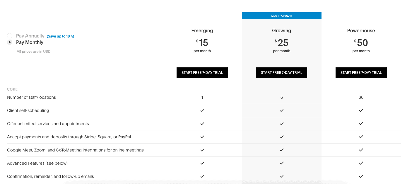 Acuity Pricing