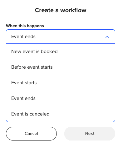 Calendly Workflows