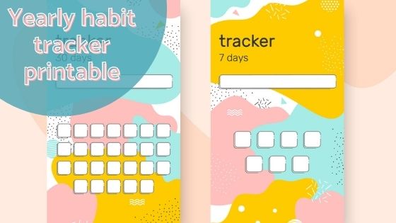 printable yearly habit tracker
