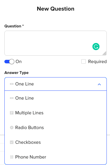 Calendly Intake Form