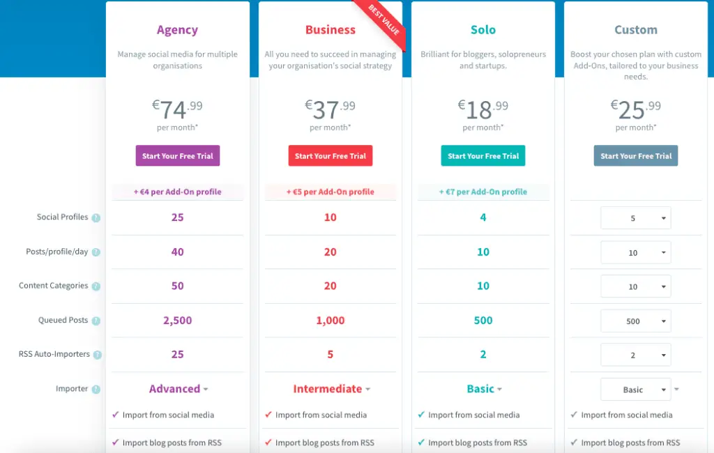 Smarterqueue Pricing plan