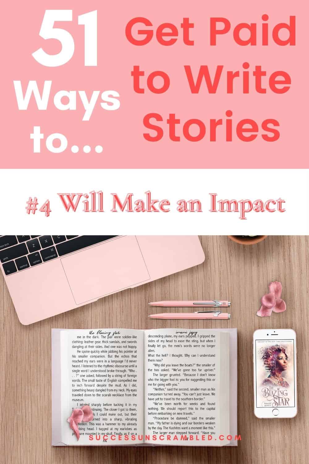 51 ways to get paid to write stores pinterest pin