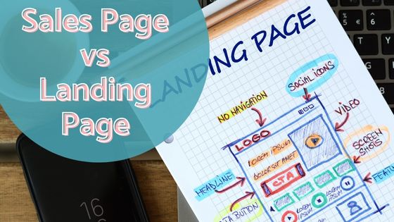 Image showing the key elements of a landing page