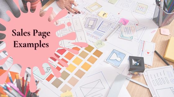 image showing the process of mapping out a landing page