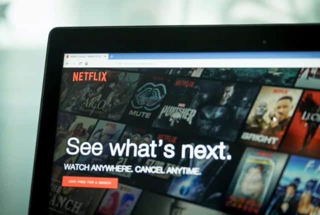 Netflix on a browser