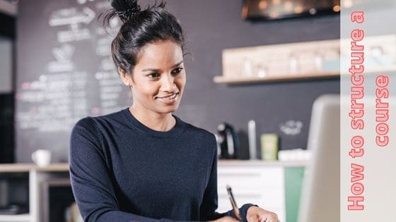 photo of woman learning online from her laptop