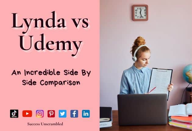 A photo of a young lady showing her homework while doing a course on Udemy